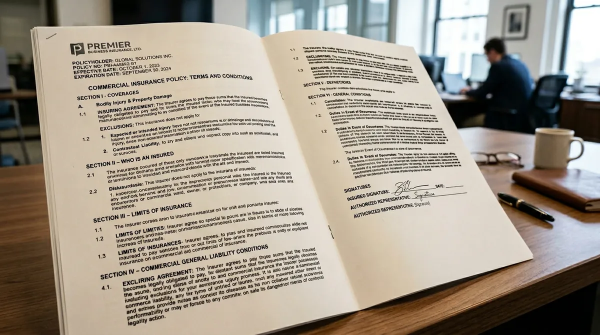 Условия страховых полисов