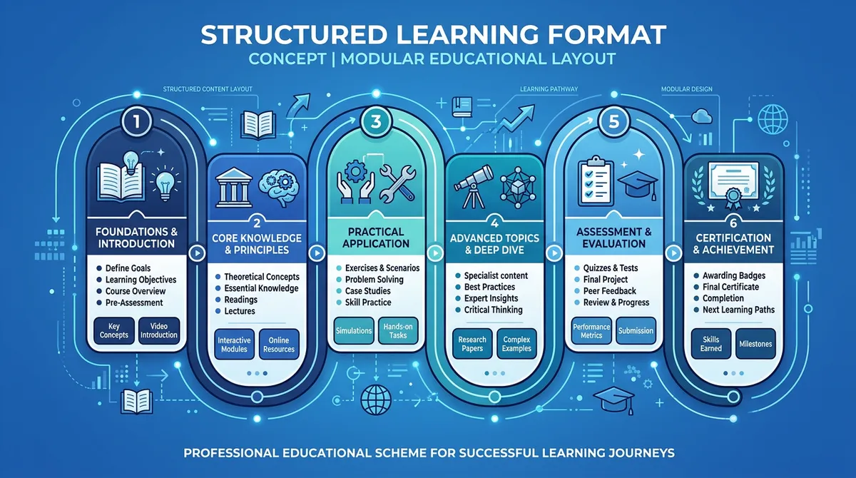 Формат обучения — модульная структура и подача информации